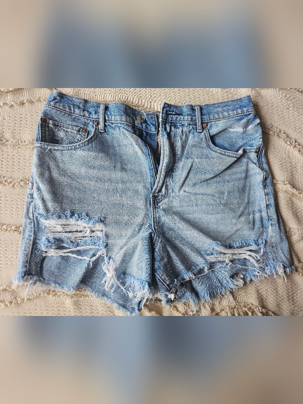 American Eagle Outfitters Highest Rise 90s Boyfriend Denim Shorts